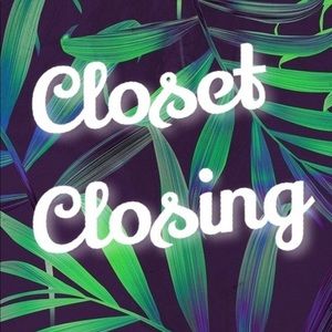 Closet closing tomorrow. Everything $7 and below